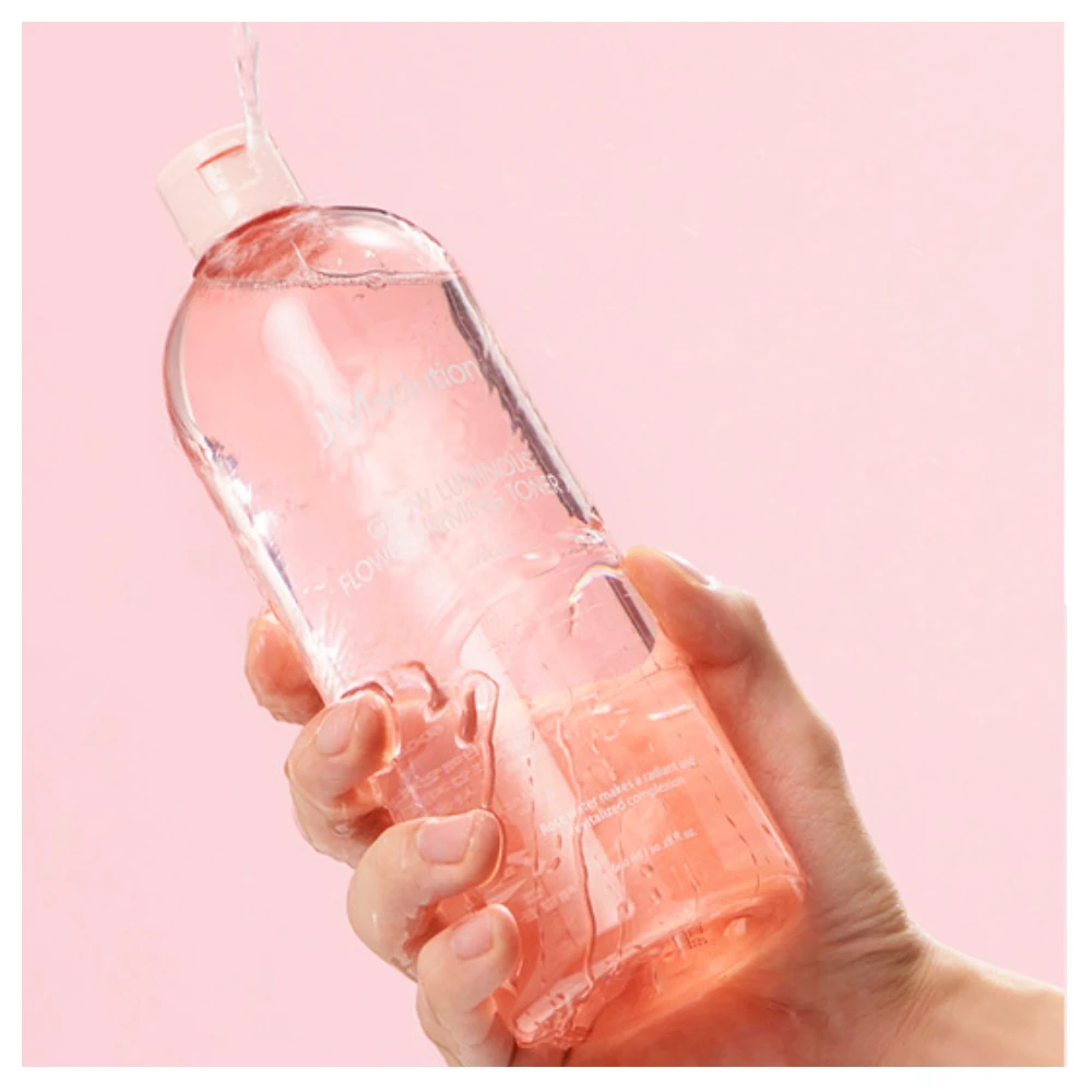 Укрепляющий тонер для лица с экстрактом розы |600 ml| JMsolution Glow Luminous Flower Toner XL Rose — изображение 3