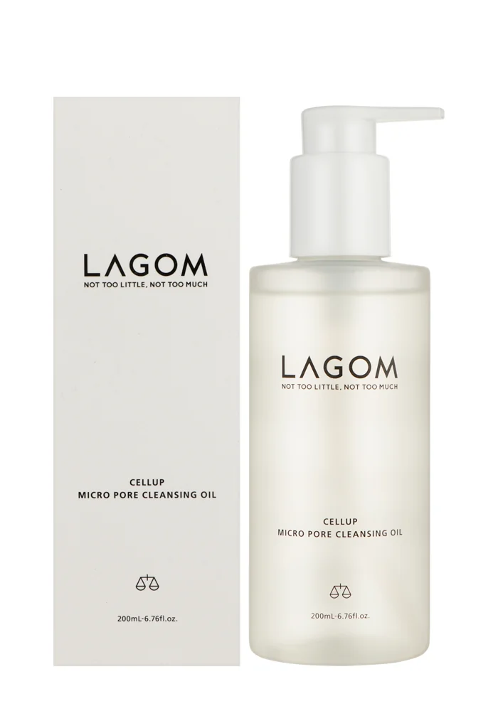 Lagom_Cellup_Micro_Pore_Cleansing_Oil_01_procosmetics_by Гидрофильное масло для глубокого очищения пор |200 ml| Lagom Cellup Micro Pore Cleansing Oil