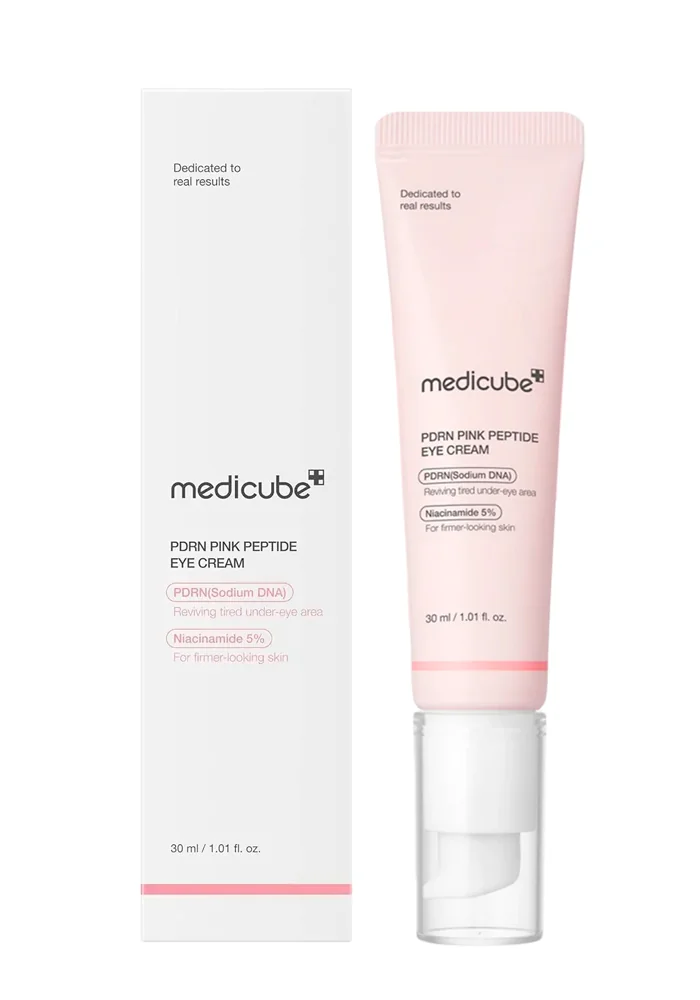 Осветляющий крем для век с ПДРН и пептидами |30 ml| medicube PDRN Pink Peptide Eye Cream