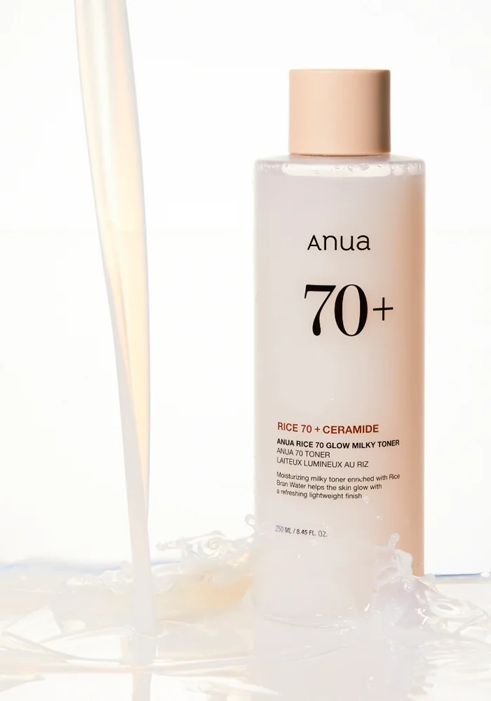 Молочный тонер для сияния кожи с рисом Anua Rice 70 Glow Milky Toner 250 ml