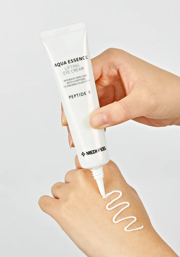 Антиоксидантный крем для век с эффектом лифтинга MediPeel Peptide 9 Aqua Essence Lifting Eye Cream 40 мл