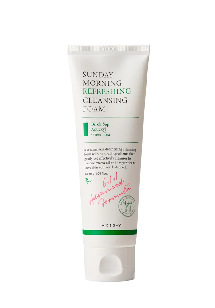 Увлажняющая пенка для умывания AXIS-Y Sunday Morning Refreshing Cleansing Foam 120 ml