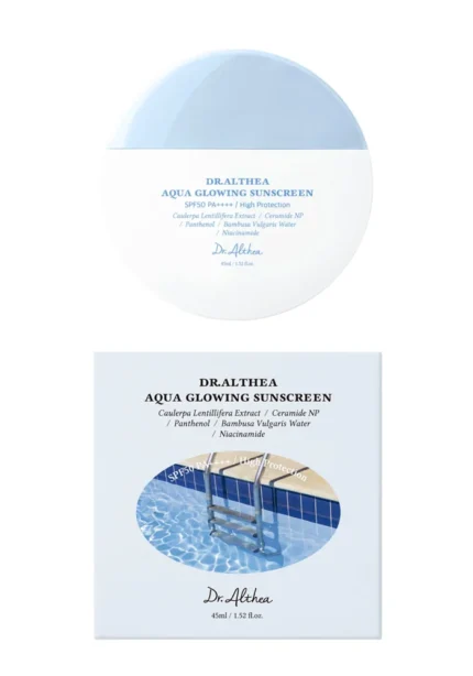 Увлажняющий солнцезащитный крем Dr. Althea Aqua Glowing Sunscreen SPF50+ PA++++ 45 ml