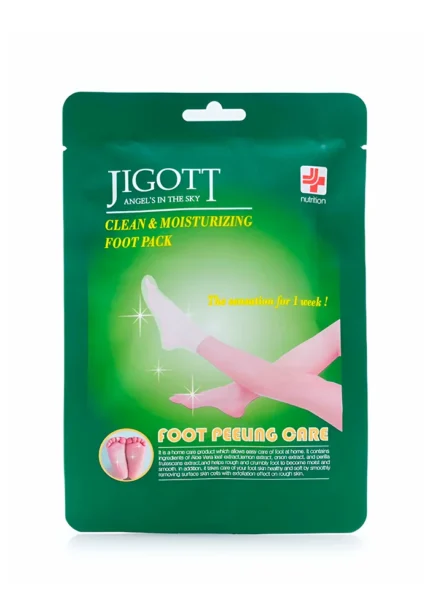 Отшелушивающие пилинг-носочки Jigott Clean And Moisturizing Foot Pack 1 пара