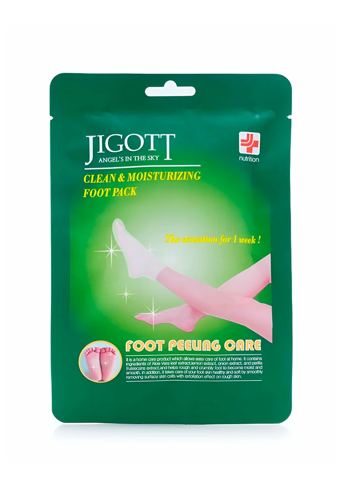 Отшелушивающие пилинг-носочки Jigott Clean And Moisturizing Foot Pack 1 пара