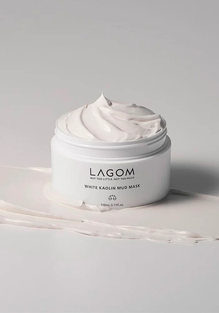 Отшелушивающая глиняная маска Lagom White Kaolin Mud Mask 110 мл
