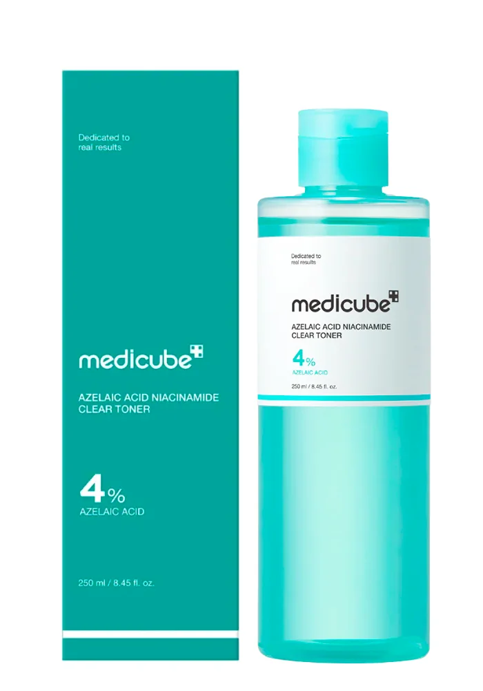 Очищающий тоник с 4% азелаиновой кислоты medicube Azelaic Acid Niacinamide Clear Toner 250 ml