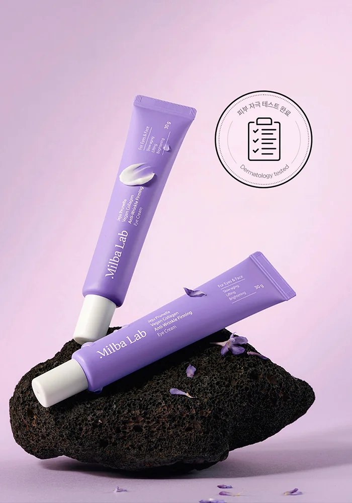Крем для кожи вокруг глаз с ПДРН Milba Lab Jeju Prunella Vegan Collagen Anti-Wrinkle Firming Eye Cream 30g