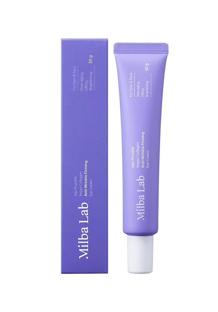 Крем для кожи вокруг глаз с ПДРН Milba Lab Jeju Prunella Vegan Collagen Anti-Wrinkle Firming Eye Cream 30g