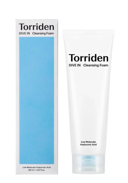 Гипоаллергенная пенка для умывания Torriden DIVE IN Low Molecular Hyaluronic Acid Cleansing Foam 150 ml