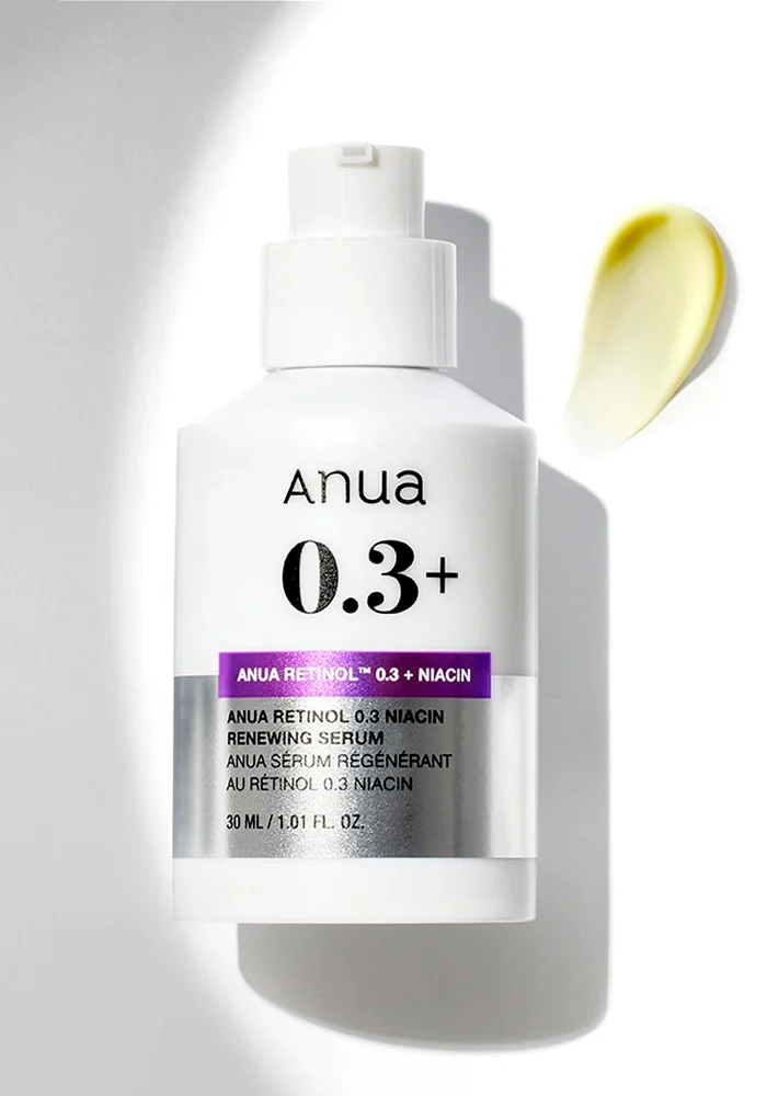 Обновляющая сыворотка с ретинолом и ниацинамидом Anua Nano Retinol 0,3% + Niacin Renewing Serum 30 ml