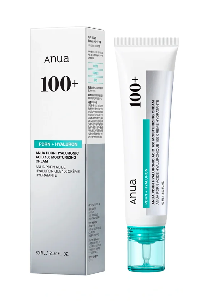 Увлажняющий крем с ПДРН и гиалуроновой кислотой Anua PDRN Hyaluronic Acid 100 Moisturizing Cream 60 мл