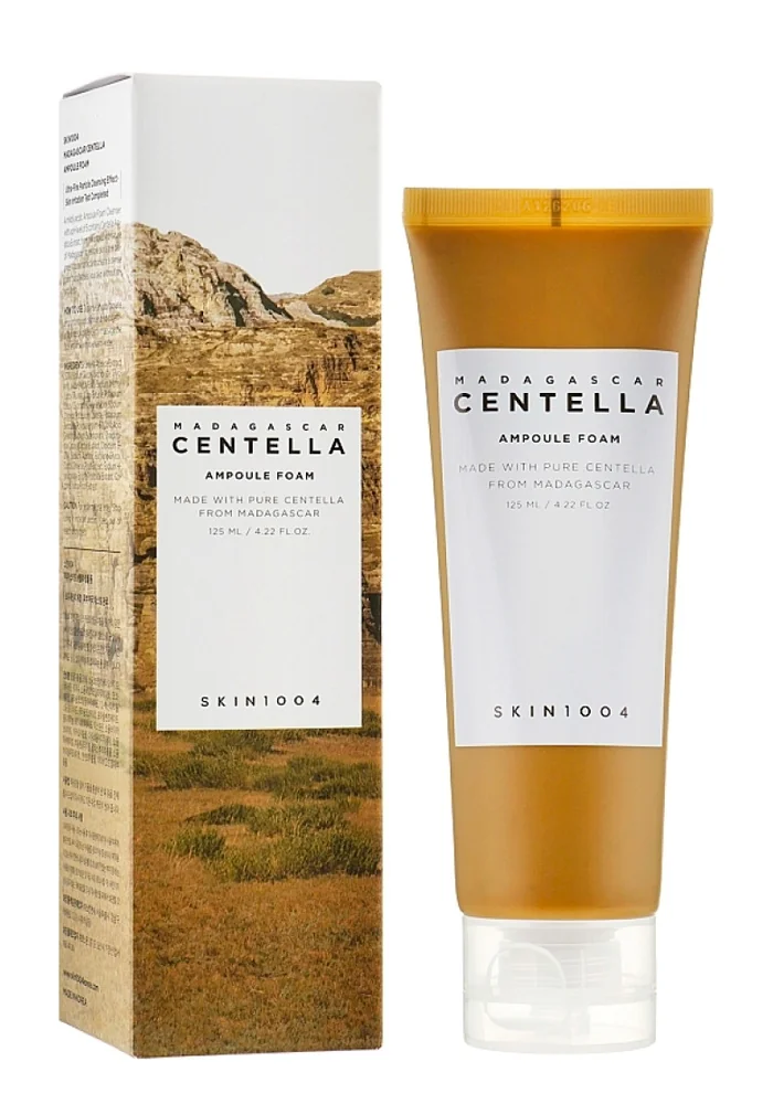Успокаивающая пенка для умывания с центеллой SKIN1004 Madagascar Centella Ampoule Foam 125 ml